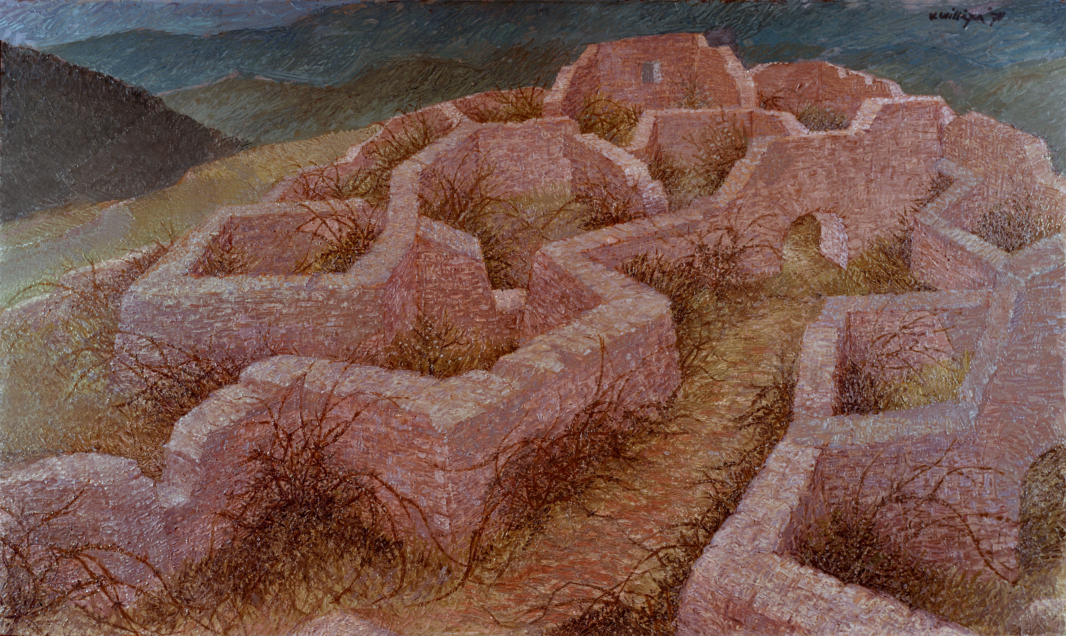 Ruines, Kees van Willigen, 1970